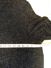 Vintage Ronni Nicole by Ouida Woman 22 Eveningwear Black Sparkle Open Midi Tunic