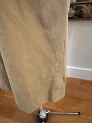Vintage Nat Kaplan 1970’s ultra suede dress – medium Tan – Halston Style!!