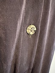 Brown Twinset Buttoned Tunic Top W/Tank Jersey Knit By UNITS Vintage Size 2X