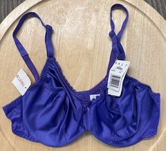 BALI Under Statements Underwire Satin Vintage Bra 3330 Size 36B NEW Filene’s
