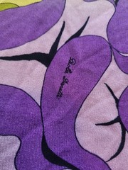 Paola Davitti Pucci-esque Vintage POP ART Psychedelic Mod Flower Print Silk Top