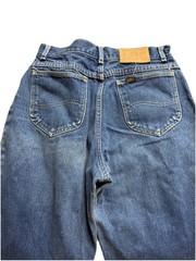 Vintage 1970s Lee Riders Jeans Womens Union Made USA 28X33 70s