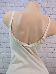 Vintage Lady Manhattan 40C Shaper Bodysuit Teddy Body Briefer Girdle Beige