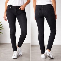 Riders by Lee Women’s Black Skinny Mid Rise Jeans SZ 10P