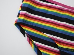 VTG Victoria’s Secret PINK Rare Pattern Stripe Hipster Panty SMALL