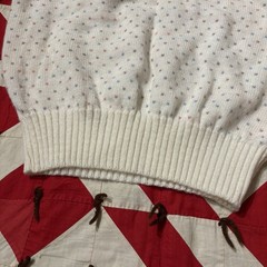 Vintage 1980s Knit Acrylic Sweater Vest Womens As Is Worn Flaws Spring