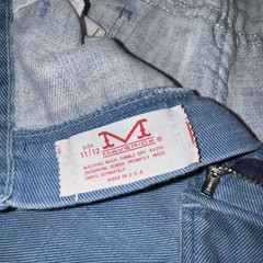 Vtg 70s Maverick Bell Bottom Jeans Womens 11 12 Denim Flare Hippy Boho 28 x 31