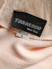 80’s Vintage Jacket New Wave Tomorrow Brand Pink Swing Topper Gold Studs Sz L