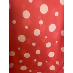 Three R’s Vintage Pink White Polka Dot Blouson Short Sleeve Midi Dress size 14.5