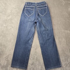 Vintage 70s 80s Lawman Jeans 30 XL Hemmed (~26″x27″) Blue Fade Denim 100% Cotton
