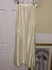 Vintage Maxi Slip Skirt White Ivory Size XS NO Tags (read) 1970’s
