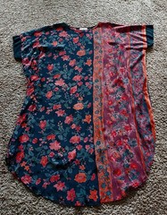 Vintage Adini 70’s Maxi Caftan Boho Dress Pockets Free Size