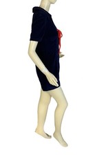 VINTAGE CIRCA 1970’S BEACH PARTY BLUE TERRY CLOTH ROMPER SIZE M