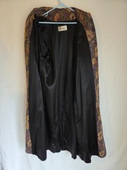 Rare Vintage Coat by Cattiva Maxi Trench Coat Women JL deBall Velvet Made in USA