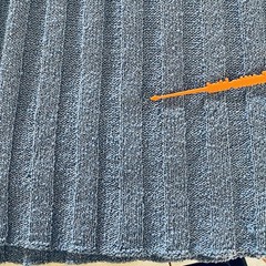 1940s Vintage Snyderknit Wool & Lurex Boucle Knit Dress With Velvet Appliqués M