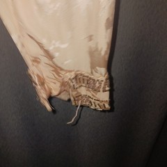 Roaring 20s Style Dress 100% Silk D’ore Vintage Dramatic Plunging Back Pink 6