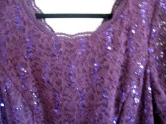 Vintage Purple Embellished Lace & Chiffon Evening Gown- Size 16W – Alex Evenings