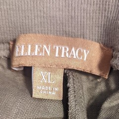 NWT Ellen Tracy 100% Linen Pants Relaxed Drawstring XL Preppy Coastal Grandma