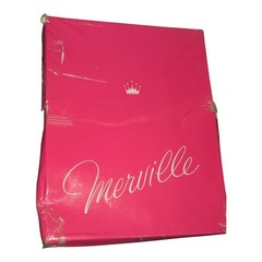 Vintage 1960s Merville Stockings Thigh‑High Garter Hosiery Size 11.5 Long