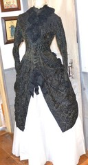 Antique 1870’s Robe a la Polonaise /Over Jacket / Frock Coat