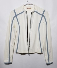 Vintage PRADA Zip Up Jacket Fashion Pre 2001 Biker Size Small