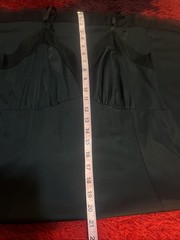 Vtg 1960’s Van Raalte Silky Nylon Chiffon Slip Dress 38 Adonis Black USA