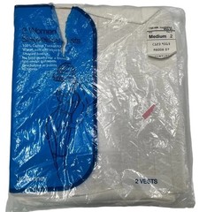 Vintage Under Garments Sleeveless Vest JC Penney 2 Pack Size Medium Women New