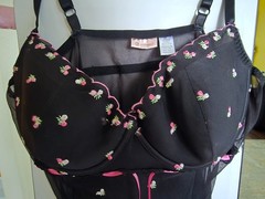 Enchanted Brand Vintage Y2K Plus Size Black & Pink Lingerie 22/24 Beautiful!