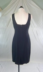 BaRgAiN BiN : NANETTE LEPORE vintage 80s 90s LITTLE BLACK DRESS curvy cocktail 8