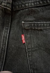 Levi’s 1980s Mom Shorts Women’s 25 High Rise Black Denim Regular Fit