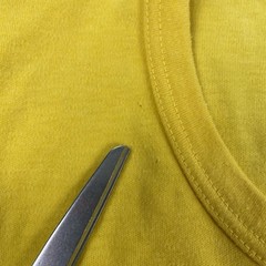 vintage 70s NEW YORK CITY BIG APPLE ringer baby doll t shirt yellow