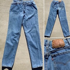 Vintage Levi’s 501 Jeans Button Fly Made In USA 80s 90s 11 M 28” Waist