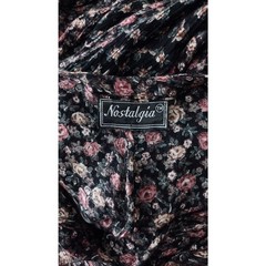 VTG 90s Nostalgia Grunge Prairie Boho Cottagecore Calico Floral Paneled Dress