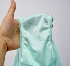Sweet Silky Nylon Panty Seafoam Green Sheer Bikini Soft Brief 7-8 Sz. Hip 38-42″