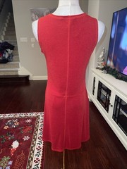 Vintage Contempo casuals Large red sleeveless mini dress NWT