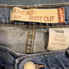 Classic Levi’s 515 Nouveau Boot Cut denim Size 10