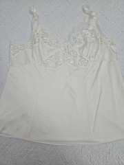 Shadow Line Vintage Lacy Camisole Ivory Sz38 tank top Blouse/Dress Liner