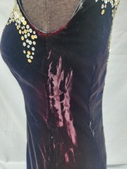 Vintage Sterling by Stone Ferris Black/White Evening Gown/Dress Size 8 (Costume)