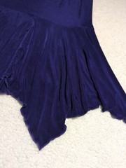 Vintage A Touch Of Class 2 Piece Formal Wear Paisley Glitter Purple Sz L/XL