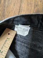 Vintage Rocky Mountain High Waisted Western Jeans Black Pleated Tapered 29/9