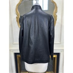 Eddie Bauer Leather Jacket size XXL Vintage Minimalist Gorpcore Indie Sleaze