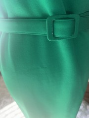 Allison Ayers Vintage Secretary Dress Size 12 Green