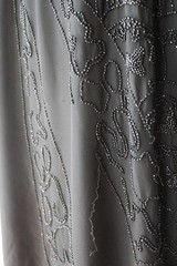 Antique 1920s Heavily Beaded Dress 20s Sheer Black Chiffon Vintage Dress