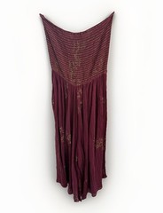 ORIGINAL Vintage Barbara Barbara California Strapless Palazzo Size XS/S 70s/80’s