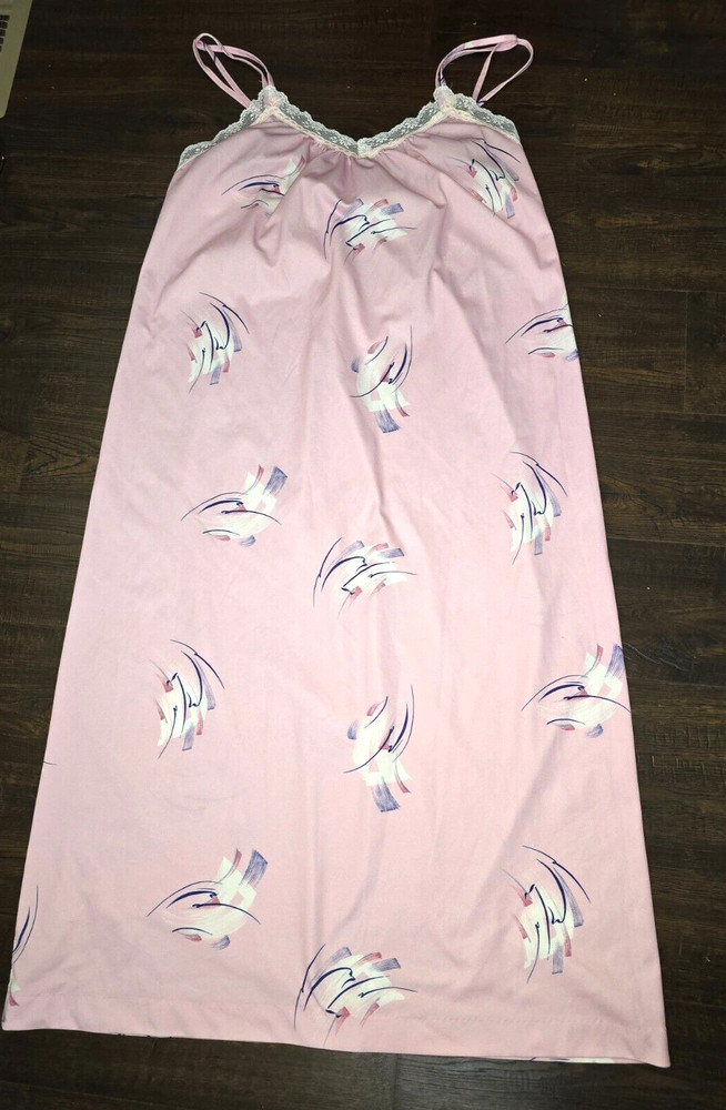 70s Odyssey by Avon Polyester Nightgown Pink VTG 1970s Size Small