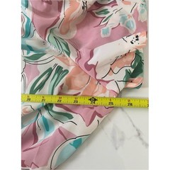 Vintage Von Bramlett Floral Dress 22W Pink Cottagecore Grandmacore USA