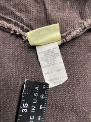 Vintage VIVALDI JEANSWEAR Cotton Brown Vest USA Large Cowboy Boho Country 80s