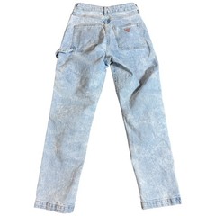 Vintage Guess Womens 1990’s Carpenter Fit 25×27 Jeans Faded Distressed Acid Wash