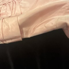 Harry Keiser Party Dress Cocktail Rose Pink Taffeta Vintage 1950s