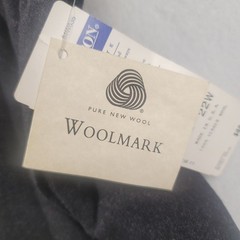 Vintage 90s Pendleton Plus Petite Wool Skirt 22W Charcoal Lined USA Deadstock